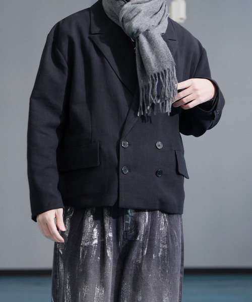 NILWAY（ニルウェイ）の「【Nilway】コンパクトダブルテーラード（テーラードジャケット・メンズ・ブラック/ブラウン/チャコール/グレー・MEDIUM/LARGE）」の19枚目の写真