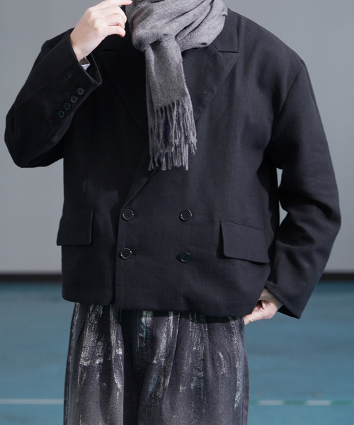 NILWAY（ニルウェイ）の「【Nilway】コンパクトダブルテーラード（テーラードジャケット・メンズ・ブラック/ブラウン/チャコール/グレー・MEDIUM/LARGE）」の20枚目の写真