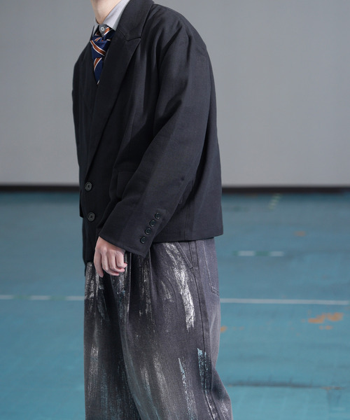 NILWAY（ニルウェイ）の「【Nilway】コンパクトダブルテーラード（テーラードジャケット・メンズ・ブラック/ブラウン/チャコール/グレー・MEDIUM/LARGE）」の21枚目の写真