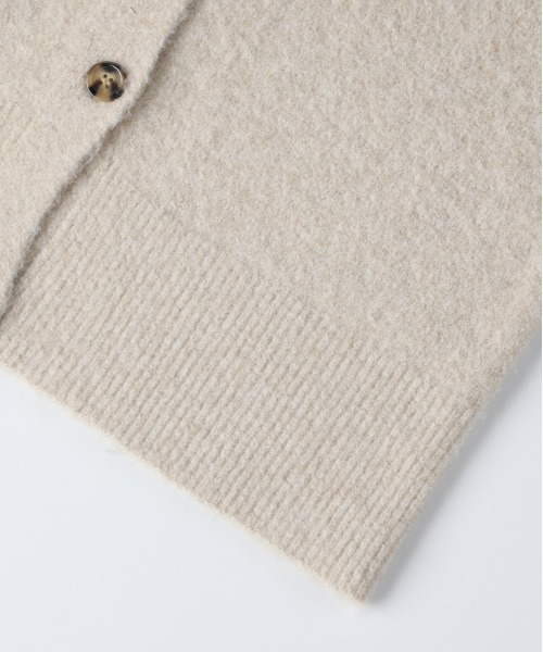 Right-on（ライトオン）の「【HONEYSUCKLE ROSE】シャギークルーカーディガン (オーバーサイズ/ふわふわニット/保温性)（カーディガン/ボレロ・レディース・ダークグレー/ベージュ/ブラウン・L/M）」の20枚目の写真