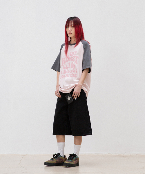 ISTKUNST（イストクンスト）の「HIDEOUT RAGLAN TEE_PINK(IK2EMMT503A)（Tシャツ/カットソー・レディース・ピンク・S/M/L）」の8枚目の写真