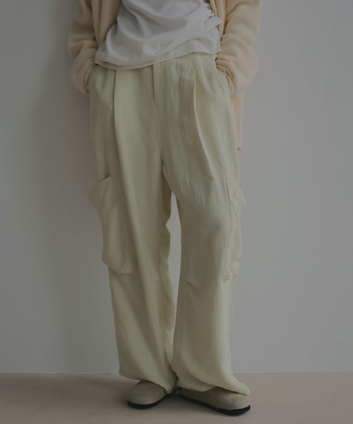 etretokyo リラクシーカーゴパンツ バックサテンリラクシーカーゴパンツ（その他パンツ）｜ETRE TOKYO