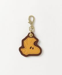SNOOPY（スヌーピー）の「SNOOPY LEATHER COLLECTION/スヌーピーレザーコレクション/小さな革工房 栃木レザー チャーム ウッドストック（キーホルダー）」
