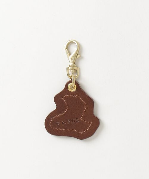SNOOPY(スヌーピー)の「SNOOPY LEATHER COLLECTION/スヌーピーレザーコレクション/小さな革工房 栃木レザー チャーム ウッドストック(キーホルダー・レディース・ブラウン・F)」の2枚目の写真