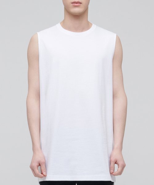 MUSINSA STANDARD(ムシンサスタンダード)の「レイヤードスリーブレストップ_ロング丈2パック(Tシャツ/カットソー・レディース・その他・XS/S/M)」の22枚目の写真