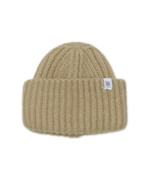 ULUK（ユルク）の「ルシダ ホワイトラベル ベーシックニットビーニー_Beige（ニットキャップ/ビーニー）」