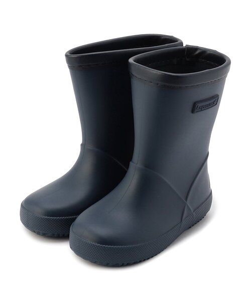 Ampersand(アンパサンド)の「はきやすいレインシューズ(レインシューズ・キッズ・レッド/ライトグレー/イエロー/パープル/ネイビー/ミント・15 /14/20/19/18/17/16)」の3枚目の写真