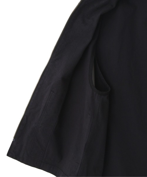 MHL.（エムエイチエル）の「FADED COTTON TWILL BLOUSON（ブルゾン・メンズ・ブルー系その他6・LARGE/MEDIUM）」の6枚目の写真