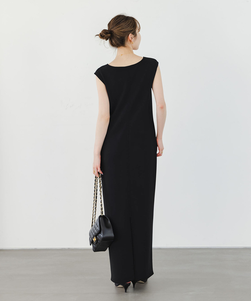 Noble（ノーブル）の「《追加》コンフォートジャージー2WAYワンピース（ワンピース・レディース・モカ/ブラック・36/38）」の11枚目の写真