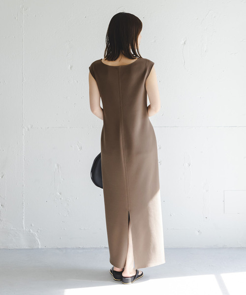 Noble（ノーブル）の「《追加》コンフォートジャージー2WAYワンピース（ワンピース・レディース・モカ/ブラック・36/38）」の15枚目の写真