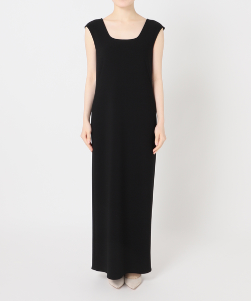 Noble（ノーブル）の「コンフォートジャージー2WAYワンピース（ワンピース・レディース・モカ/ブラック・36/38）」の4枚目の写真