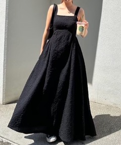 セール】NS JACQUARD HEPBURN DRESS（NSジャカードヘプバーンドレス