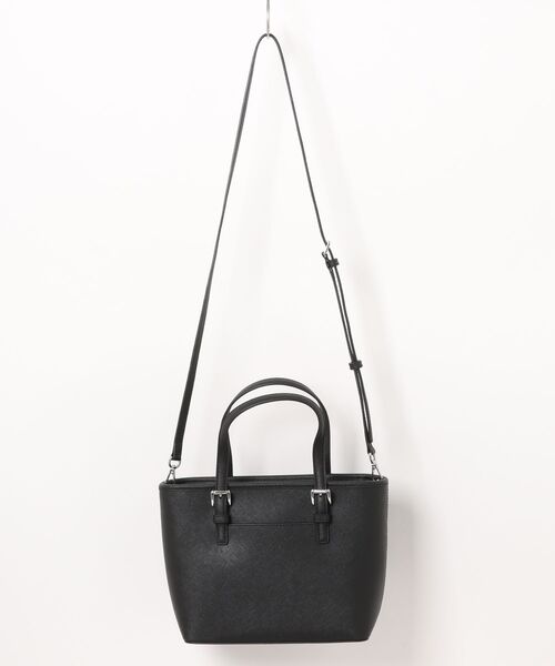 MICHAEL KORS（マイケルコース）の「JET SET TRAVEL XS CRYL CONV TZ TOTE トートバッグ（トートバッグ・レディース・ブラック・FREE）」の2枚目の写真