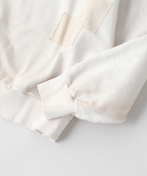 JOURNAL STANDARD J.S HOMESTEAD(ジャーナルスタンダードホームステッド)の「J.S.Homestead / パッチ フェード スウェット(スウェット・メンズ・ブラック系その他/ホワイト・MEDIUM/LARGE)」の5枚目の写真