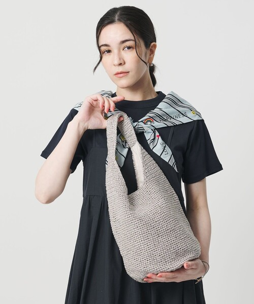 BEAUTY&YOUTH UNITED ARROWS（ビューティーアンドユースユナイテッドアローズ）の「メタルコード ワンハンドル ショルダーバッグ（ショルダーバッグ・レディース・ゴールド/ブラック/シルバー・FREE）」の2枚目の写真