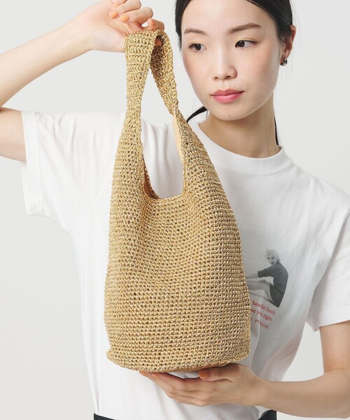 BEAUTY&YOUTH UNITED ARROWS（ビューティーアンドユースユナイテッドアローズ）の「メタルコード ワンハンドル ショルダーバッグ（ショルダーバッグ・レディース・ゴールド/ブラック/シルバー・FREE）」の9枚目の写真