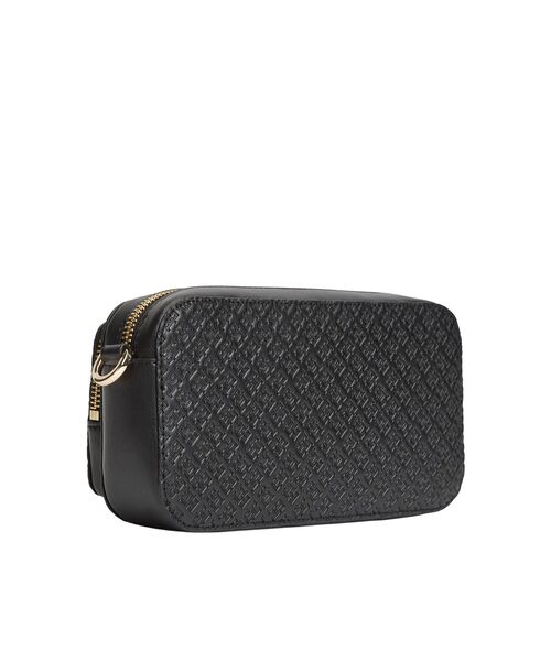 TOMMY HILFIGER（トミーヒルフィガー）の「モノグラムデイリーカメラバッグ（ボディバッグ/ウエストポーチ・レディース・ブラック/アイボリー・FREE）」の6枚目の写真