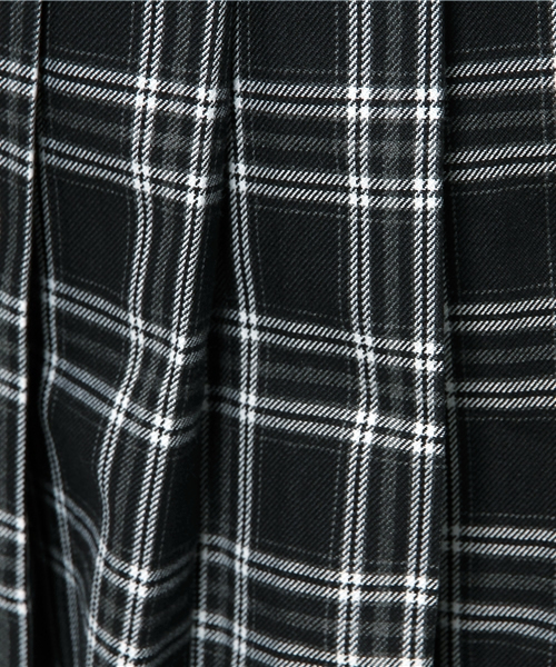 axes femme(アクシーズファム)の「チェック柄キュロット(その他パンツ・レディース・ベージュ/ワイン/ブラック・MEDIUM)」の10枚目の写真