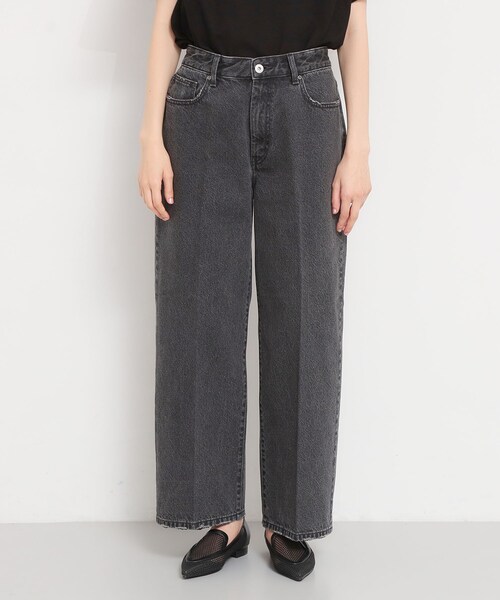 THE SHOP TK （ザ ショップ ティーケー ）の「AIBO DENIM ワイド（デニムパンツ・レディース・ブラック/ネイビー/ライトブルー・11/12/13/14）」の18枚目の写真