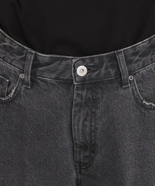 THE SHOP TK （ザ ショップ ティーケー ）の「AIBO DENIM ワイド（デニムパンツ・レディース・ブラック/ネイビー/ライトブルー・11/12/13/14）」の21枚目の写真