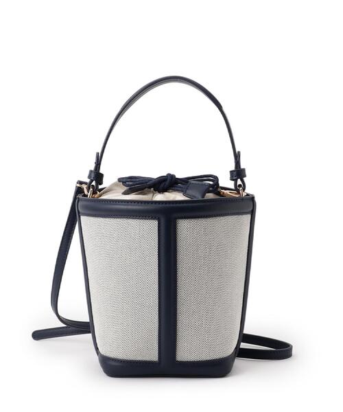 Reflect（リフレクト）の「【ショルダー付き】バケット型ワンショルダーバッグ（ショルダーバッグ・レディース・キャメル/ネイビー・00）」の9枚目の写真