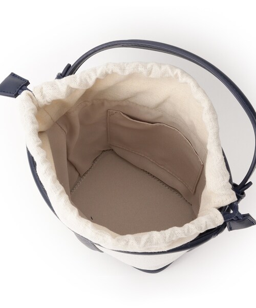 Reflect（リフレクト）の「【ショルダー付き】バケット型ワンショルダーバッグ（ショルダーバッグ・レディース・キャメル/ネイビー・00）」の10枚目の写真