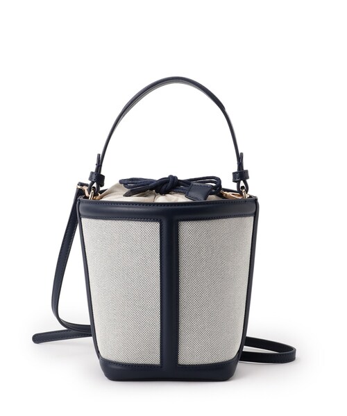 Reflect（リフレクト）の「【ショルダー付き】バケット型ワンショルダーバッグ（ショルダーバッグ・レディース・キャメル/ネイビー・00）」の11枚目の写真