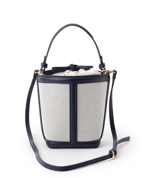 Reflect（リフレクト）の「【ショルダー付き】バケット型ワンショルダーバッグ（ショルダーバッグ・レディース・キャメル/ネイビー・00）」の13枚目の写真