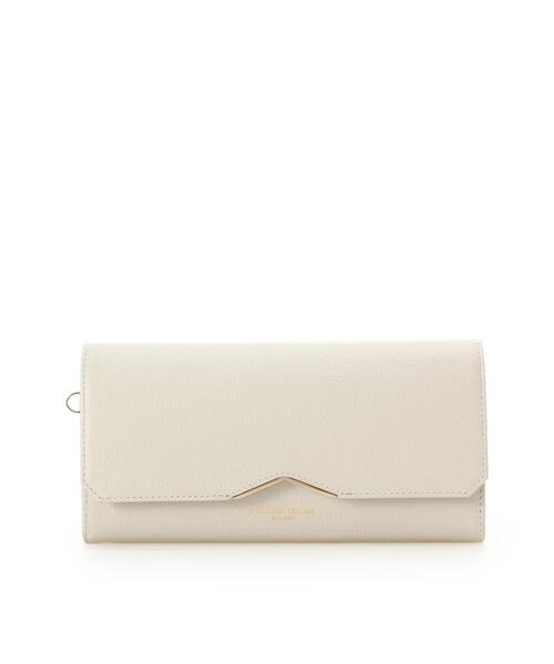 Samantha Thavasa（サマンサタバサ）の「サマンサギャレット 長財布[Revival Collection]（財布・レディース・オフホワイト/ブラック/グレイッシュベージュ・FREE）」の2枚目の写真