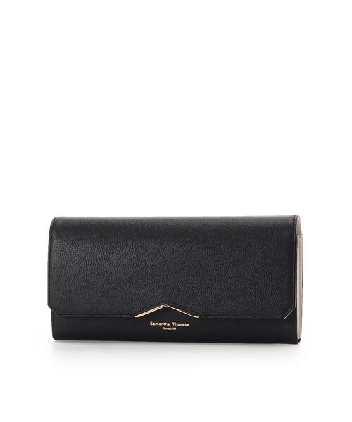 Samantha Thavasa（サマンサタバサ）の「サマンサギャレット 長財布[Revival Collection]（財布・レディース・オフホワイト/ブラック/グレイッシュベージュ・FREE）」の4枚目の写真