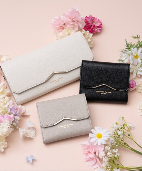 Samantha Thavasa（サマンサタバサ）の「サマンサギャレット 長財布[Revival Collection]（財布・レディース・オフホワイト/ブラック/グレイッシュベージュ・FREE）」の22枚目の写真