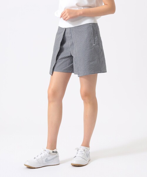 BEAMS GOLF(ビームスゴルフ)の「ORANGE LABEL / クールマックス(R)サッカー ストレッチ ラップ ショートパンツ(吸水速乾)(その他パンツ・レディース・グレー/グリーン/その他1・SMALL/MEDIUM/LARGE)」の22枚目の写真