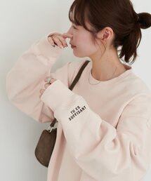 DISCOAT（ディスコート）の「【ユニセックス】ワンポイント刺繍カラースウェット（スウェット）」