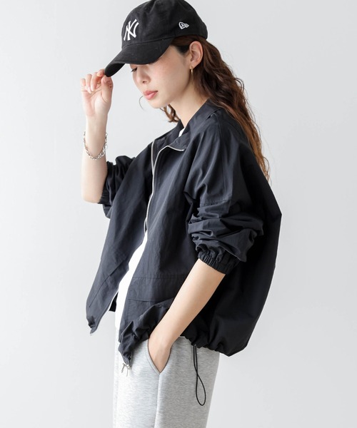 AMELY（エミリー）の「スタンドカラー ダブルジップジャケット（ミリタリージャケット・レディース・オリーブ/ブラック/ベージュ・フリー）」の6枚目の写真
