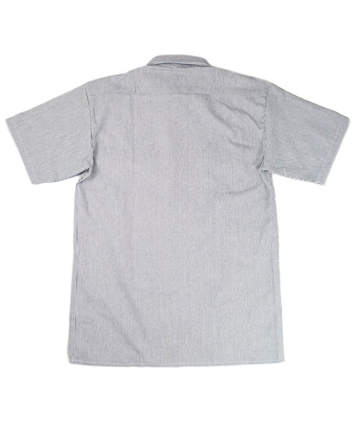 BIG BILL(ビッグビル)の「【T18】【BIGBILL/ビッグビル】ZIP UP HICKORY SHORT SLEEVE SHIRT BB183S(シャツ/ブラウス・メンズ・ストライプ・LARGE/MEDIUM/SMALL)」の9枚目の写真