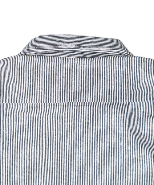 BIG BILL(ビッグビル)の「【T18】【BIGBILL/ビッグビル】ZIP UP HICKORY SHORT SLEEVE SHIRT BB183S(シャツ/ブラウス・メンズ・ストライプ・LARGE/MEDIUM/SMALL)」の10枚目の写真