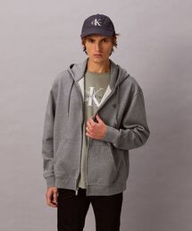 Calvin Klein（カルバン・クライン）の「【ユニセックス】ロングスリーブモノグラムテリーフルジップパーカ（スウェット）」