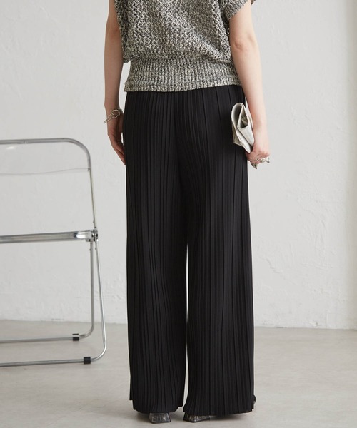 RANAN（ラナン）の「【セルフカットOK】セミワイドプリーツイージーパンツ（その他パンツ・レディース・ブラック系その他/ブラック/チャコール/ベージュ/ホワイト・LL/3L/S/M/L）」の18枚目の写真