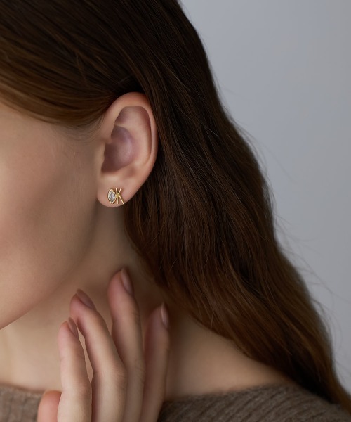 4℃(ヨンドシー)の「【The Tidal】K10イエローゴールド ピアス(ピアス(両耳用)・レディース・イエローゴールド・FREE)」の3枚目の写真