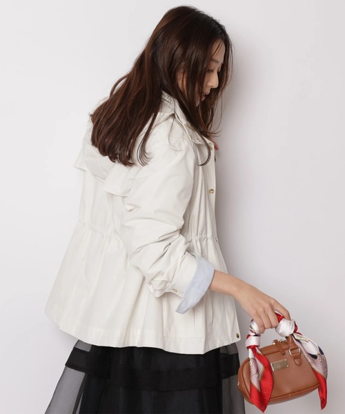 JUSGLITTY（ジャスグリッティー）の「撥水スプリングブルゾン（その他アウター・レディース・オフホワイト/ピンクベージュ/ネイビー・2/1）」の7枚目の写真