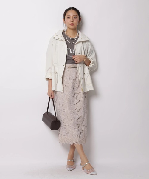 JUSGLITTY（ジャスグリッティー）の「撥水スプリングブルゾン（その他アウター・レディース・オフホワイト/ピンクベージュ/ネイビー・2/1）」の13枚目の写真