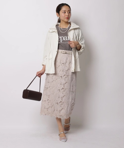 JUSGLITTY（ジャスグリッティー）の「撥水スプリングブルゾン（その他アウター・レディース・オフホワイト/ピンクベージュ/ネイビー・2/1）」の14枚目の写真