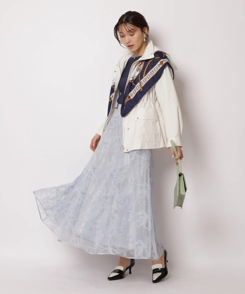 JUSGLITTY（ジャスグリッティー）の「撥水スプリングブルゾン（その他アウター・レディース・オフホワイト/ピンクベージュ/ネイビー・2/1）」の19枚目の写真