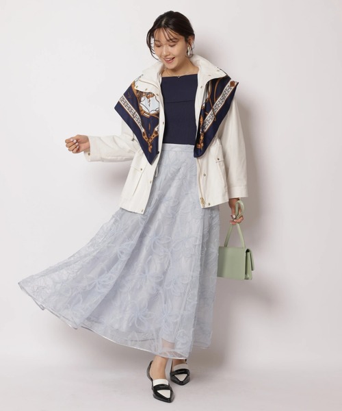 JUSGLITTY（ジャスグリッティー）の「撥水スプリングブルゾン（その他アウター・レディース・オフホワイト/ピンクベージュ/ネイビー・2/1）」の21枚目の写真