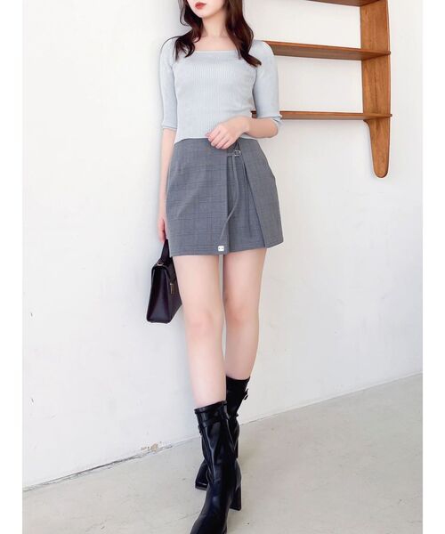 dazzlin（ダズリン）の「バックレースアップタイトニット（ニット/セーター・レディース・ブラック/グレー/オフホワイト/ラベンダー/ピンク・FREE）」の14枚目の写真