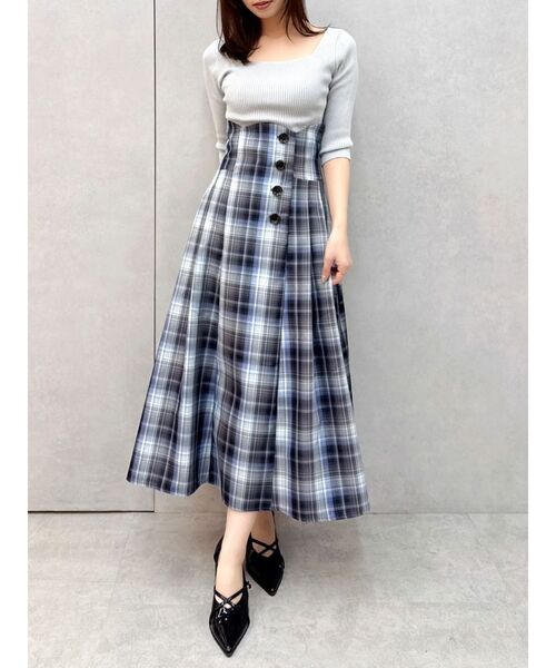 dazzlin（ダズリン）の「バックレースアップタイトニット（ニット/セーター・レディース・ブラック/グレー/オフホワイト/ラベンダー/ピンク・FREE）」の20枚目の写真