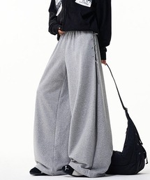 EFFECTION（エフェクション）の「【neos】ユニセックス サイド レースアップ ルーズ ワイド スウェット パンツ メンズ レディース（スウェットパンツ）」