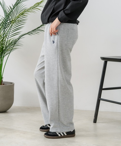 U.S. POLO ASSN.(ユーエスポロアッスン)の「【U.S. POLO ASSN./ユーエスポロアッスン】【もっちり高見え・美脚ストレート】ダンボール スウェットパンツ クッション素材 軽量・タフ(その他パンツ・レディース・ベージュ/杢グレー/チャコールグレー・LARGE/MEDIUM)」の22枚目の写真