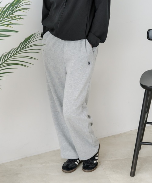 U.S. POLO ASSN.(ユーエスポロアッスン)の「【U.S. POLO ASSN./ユーエスポロアッスン】【もっちり高見え・美脚ストレート】ダンボール スウェットパンツ クッション素材 軽量・タフ(その他パンツ・レディース・ベージュ/杢グレー/チャコールグレー・LARGE/MEDIUM)」の15枚目の写真