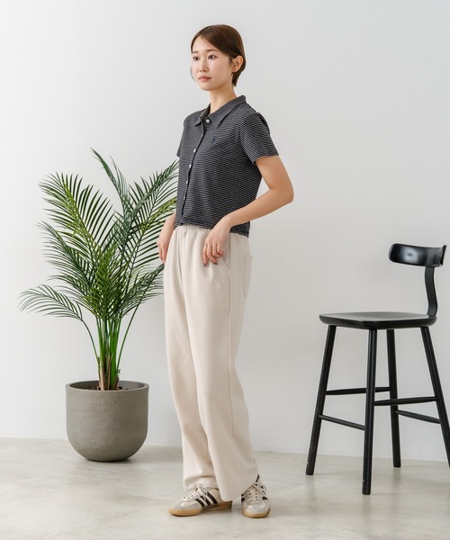 U.S. POLO ASSN.(ユーエスポロアッスン)の「【U.S. POLO ASSN./ユーエスポロアッスン】【もっちり高見え・美脚ストレート】ダンボール スウェットパンツ クッション素材 軽量・タフ(その他パンツ・レディース・ベージュ/杢グレー/チャコールグレー・LARGE/MEDIUM)」の16枚目の写真